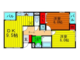 メ－プルフォレストの物件間取画像